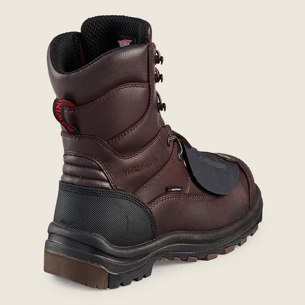 Red Wing Safety Boots King Toe® - 8-Inch Waterproof Csa Metguard Toe - Svart/Brune - Herre 0536-PFHD